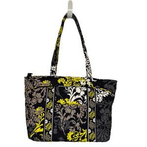 Vera Bradley Purse Retired Baroque Pattern Large Quilted Tote 2 Strap Handbag